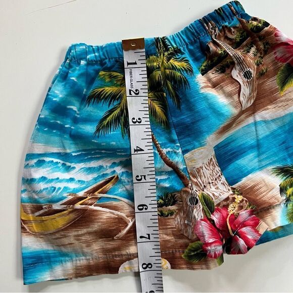 Rad Vintage 1990s Kid’s Two Piece Tropical Hawaiian Shirt and Shorts - Picture 6 of 6